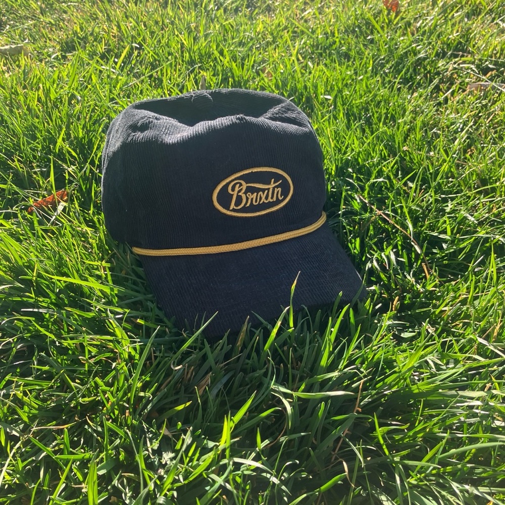 Brixton Black and Gold Trucker Hat